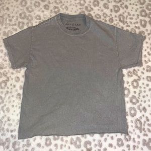 ANTISTAR blue/gray cropped t/shirt size small
